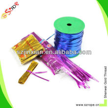 4MM metallic twist ties for candy cello bags